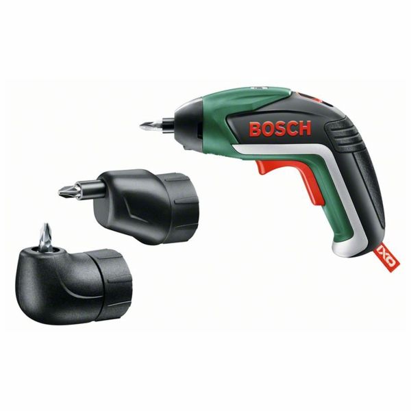 Bosch AKUMULATORSKI VIJAČNIK DIY KOMPLET IXO FULL S KOTNIM IN EKS.NASTAVKOM