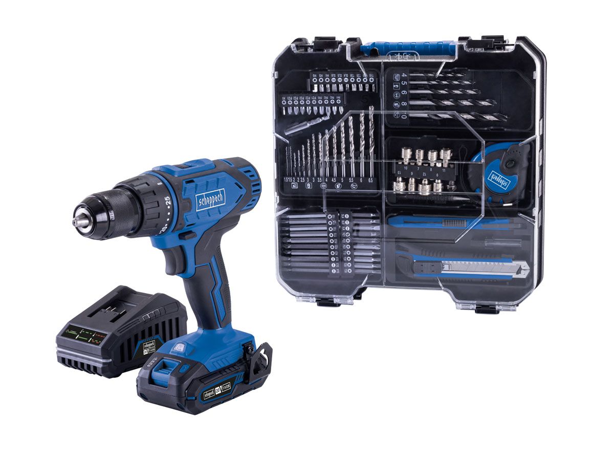 Scheppach AKUMULATORSKI VRTALNIK C-DTB74/1-X SET 20V IXES