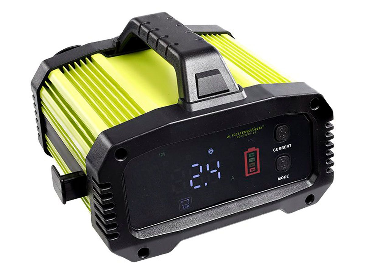 Carmotion POLNILNIK AKUMULATORJEV DIGITALNI 12V 25A 6-400 AH 24V 15A 6-200 AH