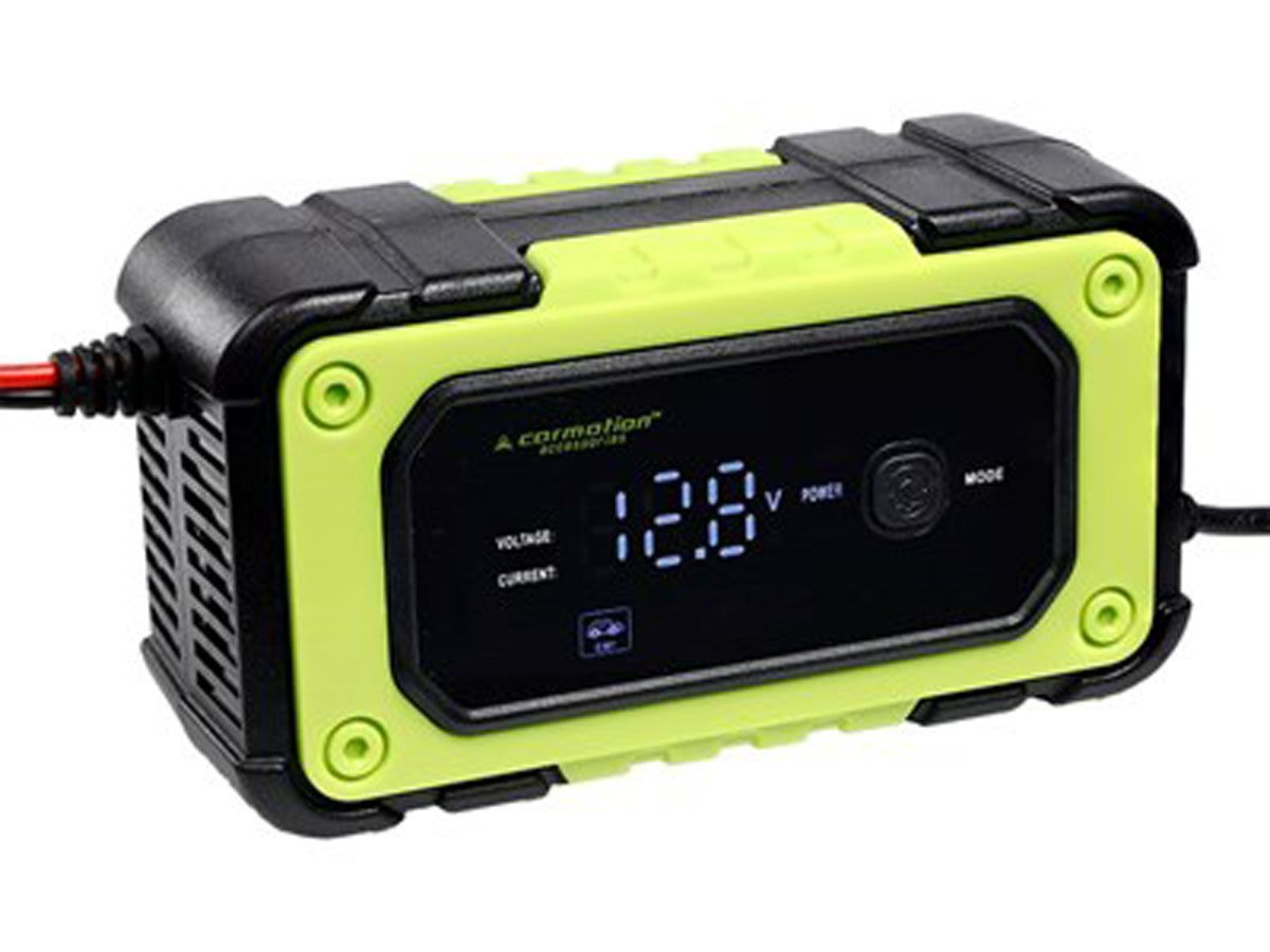 Carmotion POLNILNIK AKUMULATORJEV DIGITALNI 12V 6A 4-120 AH