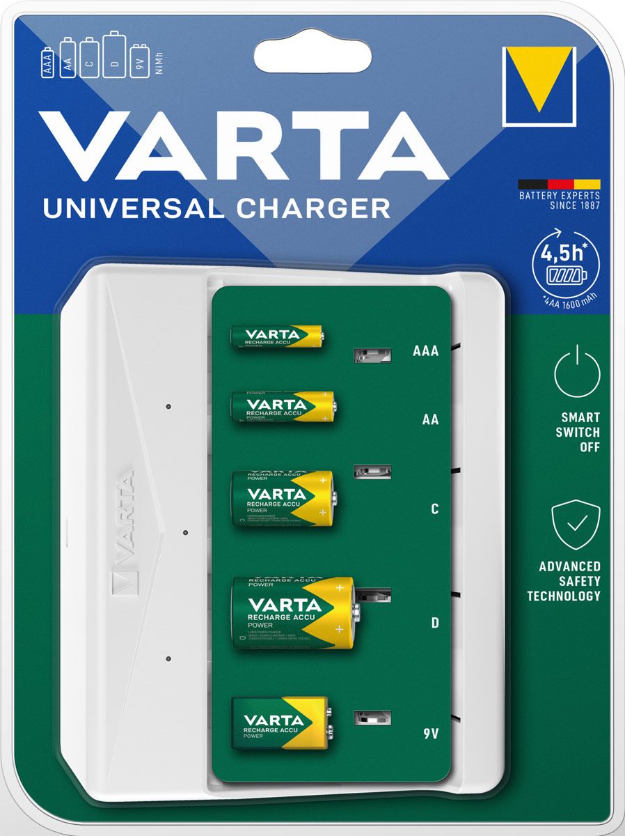 Varta POLNILNIK ZA BATERIJE UNIVERSAL 57658