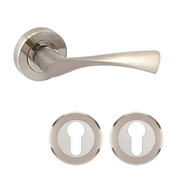 ALU KLJUKA ZA VRATA APECS 0423 NI/SAT CILINDER