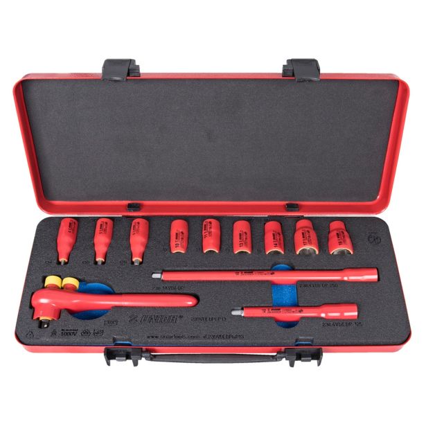 NASADNI KLJUČI 9,52MM 3/8 UNIOR 10-19 MM 12 DELNA VDEDP ART. 239VDEDP6P13