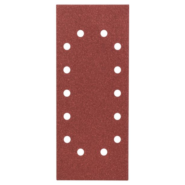 SAMOPRITDILNI BRUSNI LIST BOSCH 10-DELNI SET C430 RDEČ 115X280 MM G80 14 LUKENJ