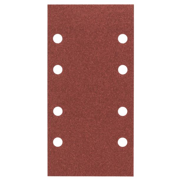 SAMOPRITDILNI BRUSNI LIST BOSCH 10-DELNI SET C430 RDEČ 93X185 MM K120 8 LUKENJ