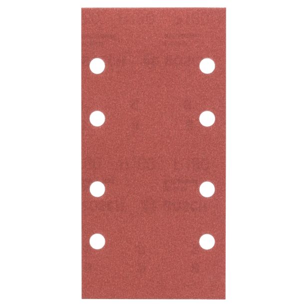 SAMOPRITDILNI BRUSNI LIST BOSCH 10-DELNI SET C430 RDEČ 93X185 MM K180 8 LUKENJ