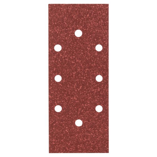 SAMOPRITDILNI BRUSNI LIST BOSCH 10-DELNI SET C430 RDEČ 93X230 MM G40 8 LUKENJ