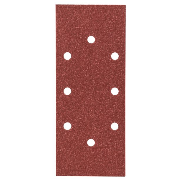 SAMOPRITDILNI BRUSNI LIST BOSCH 10-DELNI SET C430 RDEČ 93X230 MM G80 8 LUKENJ