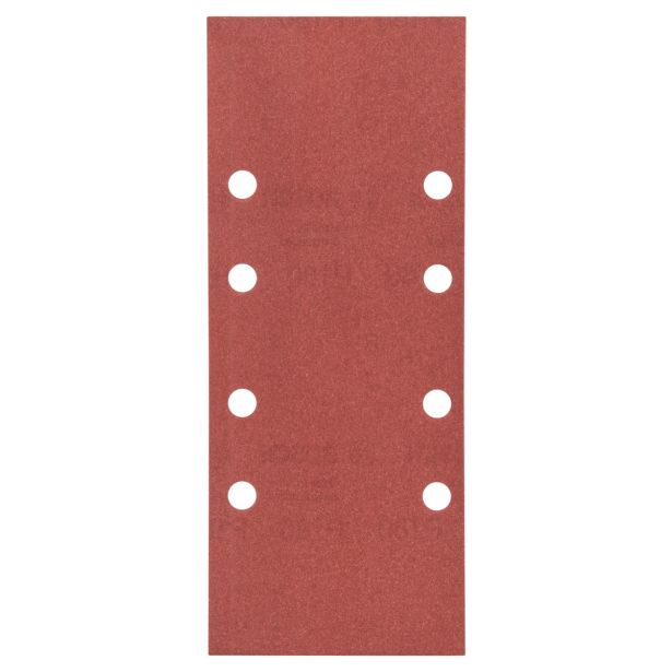 SAMOPRITDILNI BRUSNI LIST BOSCH 10-DELNI SET C430 RDEČ 93X230 MM K180 8 LUKENJ