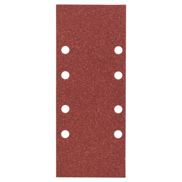 SAMOPRITDILNI BRUSNI LIST BOSCH 10-DELNI SET C430 RDEČ 93X230 MM K80 8 LUKENJ