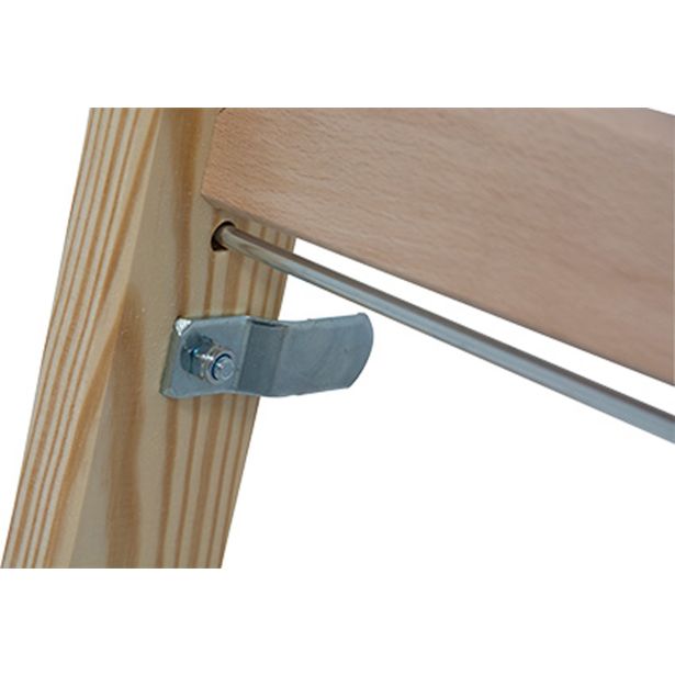 PROSTOSTOJEČA LESTEV KRAUSE 10 STOPNIČNA LESENA