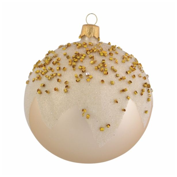 STEKLENA BUNKA GLOSSTYLE 100 MM 4/1 ŠAMPANJEC 2 Z IN 2 BREZ DEKORJA