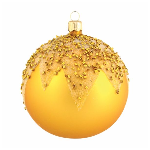 STEKLENA BUNKA GLOSSTYLE 100 MM 4/1 ZLATA 2 Z IN 2 BREZ DEKORJA