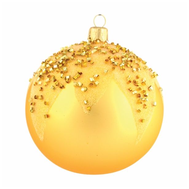 STEKLENA BUNKA GLOSSTYLE 100 MM 4/1 ZLATA 2 Z IN 2 BREZ DEKORJA