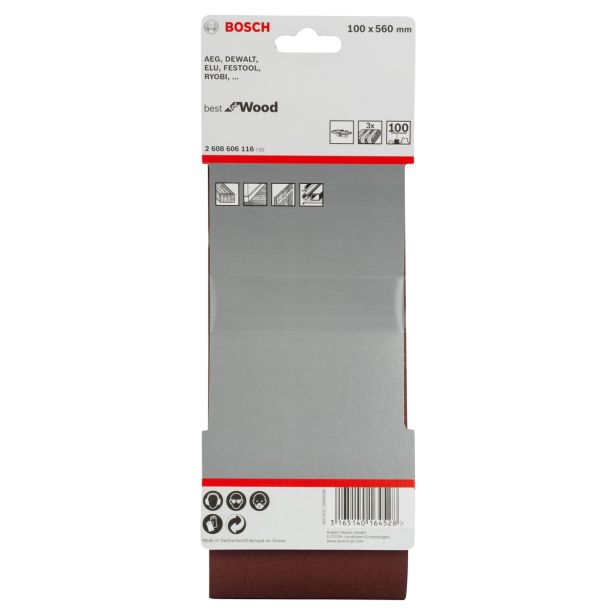 BRUSNI TRAK ZA BRUSILNIK BOSCH 100X560 MM K 100