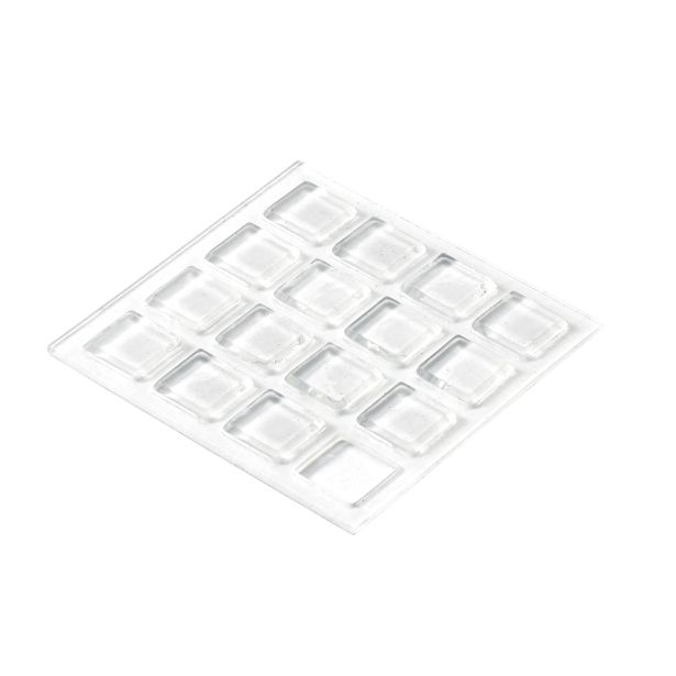 BLAŽILEC VRAT HETTICH DIY 10X10X2, SAMOLEPJIV, PROZOREN, V ZAVOJU JE 16 KOS