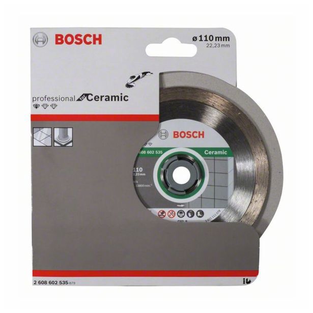 DIAMANTNA REZALNA PLOŠČA BOSCH 110X1.6X22 MM ZA KERAMIKO