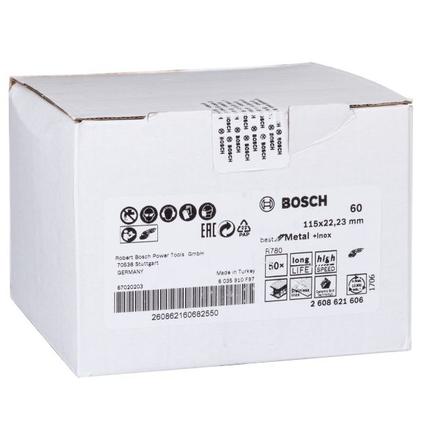 FIBERFLEX DISK ZA KOVINO BOSCH 115X22 MM Z60 R780