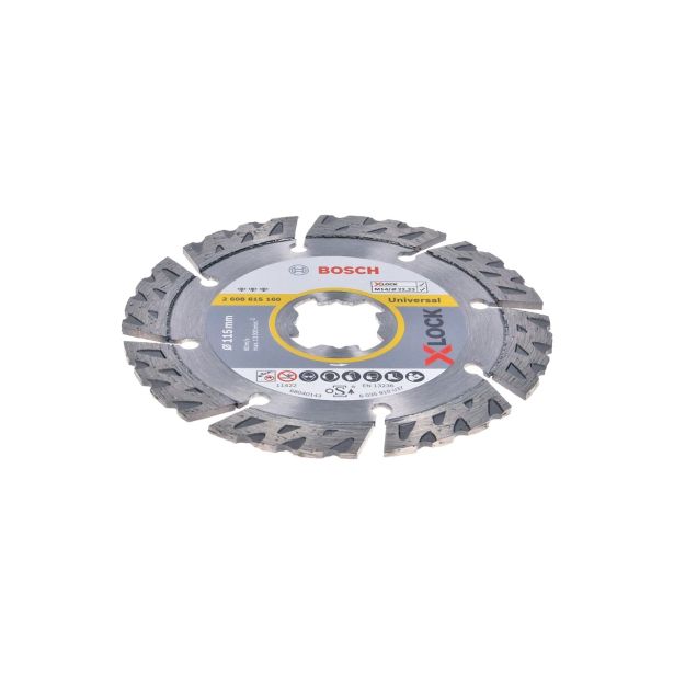 DIAMANTNA REZALNA PLOŠČA BOSCH 115X22.23X2.2X12 MM X-LOCK UNIVERZALNA