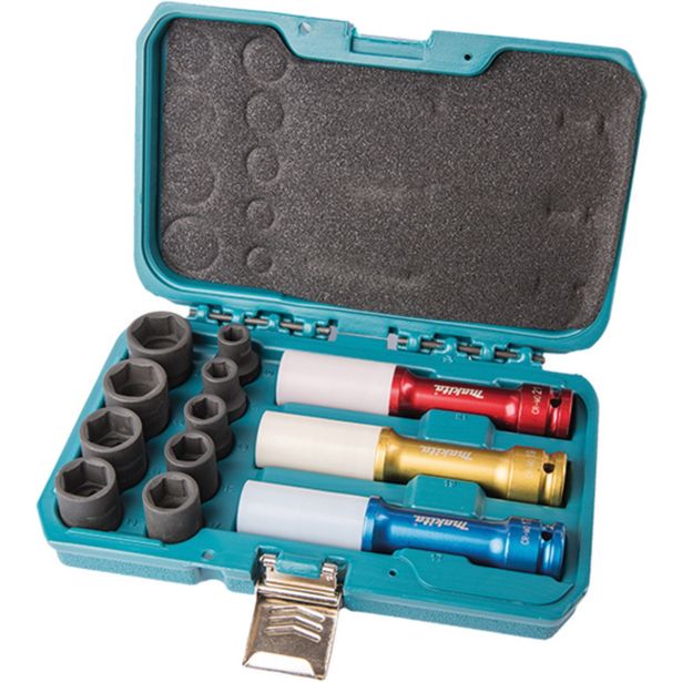 OPREMA PO NAROČILU MAKITA 12-DELNI SET 1/2 NATIČNIH KLJUČEV