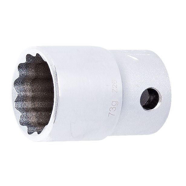 12-KOTNI NASADNI KLJUČ 1/2" ZA VARNO DELO NA VIŠINI UNIOR 10 MM ART. 190/1 12P-H (626143)