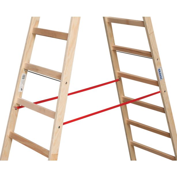 PROSTOSTOJEČA LESTEV KRAUSE 12 STOPNIČNA LESENA