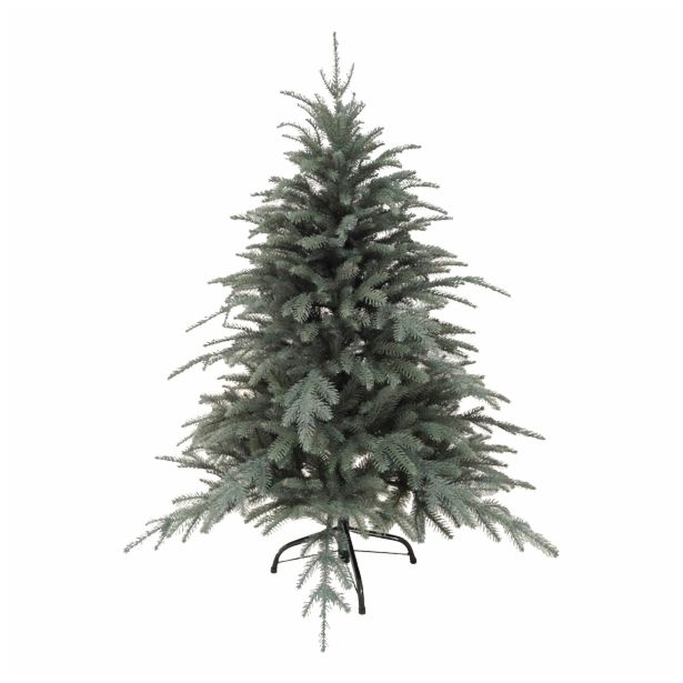 NOVOLETNA JELKA GLOSSTYLE 120 CM IMITACIJA ZELENO MODRA