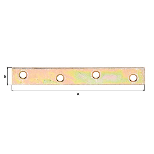 VEZNI ELEMENT ALBERTS 120X16 MM PLOŠČATI