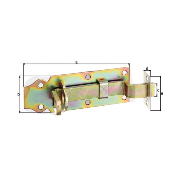 PREČNI ZAPAH ALBERTS 120X44 MM