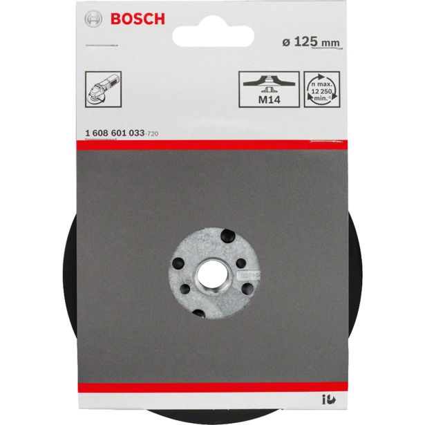 PODL. PLOŠČA ZA EKSCENTR. BOSCH 125 MM PODPORNI KROŽNIK STANDARD M14