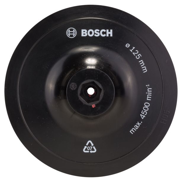PODL. PLOŠČA ZA EKSCENTR. BOSCH 125 MM VPENJALNI KROŽNIK VELCRO
