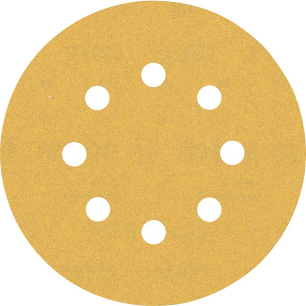 SAMOPRITRILNI BRUSNI DISK BOSCH 125MM 8 LUKENJ G180 EXC470 ZA LES IN BARVO