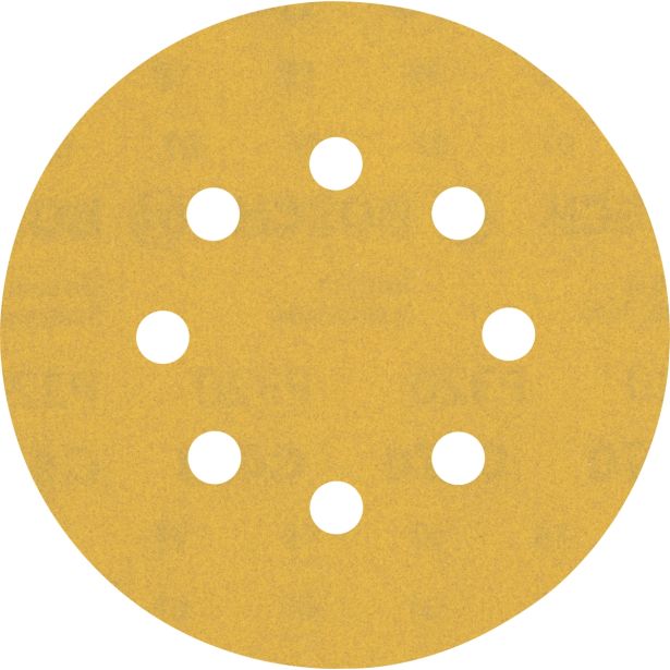 SAMOPRITRILNI BRUSNI DISK BOSCH 125MM 8 LUKENJ G320 EXC470 ZA LES IN BARVO