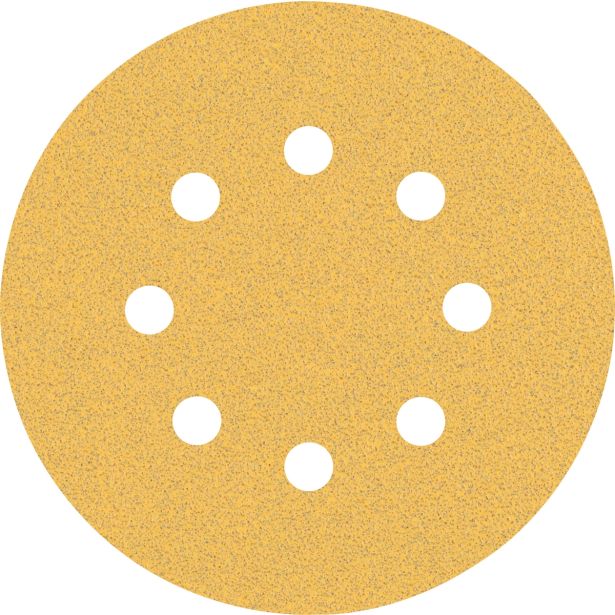 SAMOPRITRILNI BRUSNI DISK BOSCH 125MM 8 LUKENJ G80 EXC470 ZA LES IN BARVO