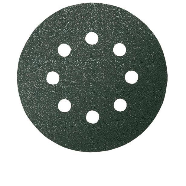 SAMOPRITRILNI BRUSNI DISK BOSCH 5- DELNI SET F355 ČRN 125MM 8 LUKENJ P600