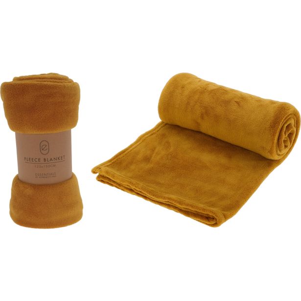 DEKORATIVNA ODEJA EH 125X150 CM, SVETLO RJAVA