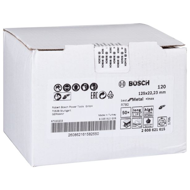 FIBERFLEX DISK ZA KOVINO BOSCH 125X22 MM Z125 R780