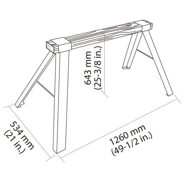 MIZARSKA STOLICA TACTIX 1260X555X650MM