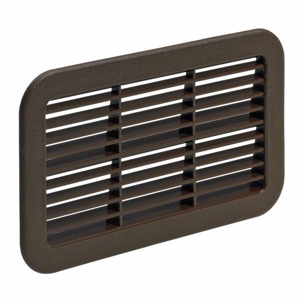 ZRAČNIK HETTICH DIY 128X78 MM, RJAV PVC ZAV=1 KOS