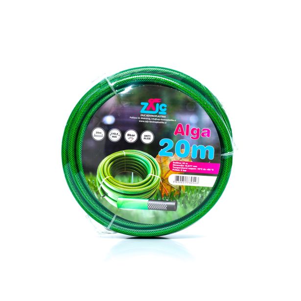 CEV ZA VODO ZAJC 12.5/17 MM ČRNO / ZELENA (1/2") ALGA 20M