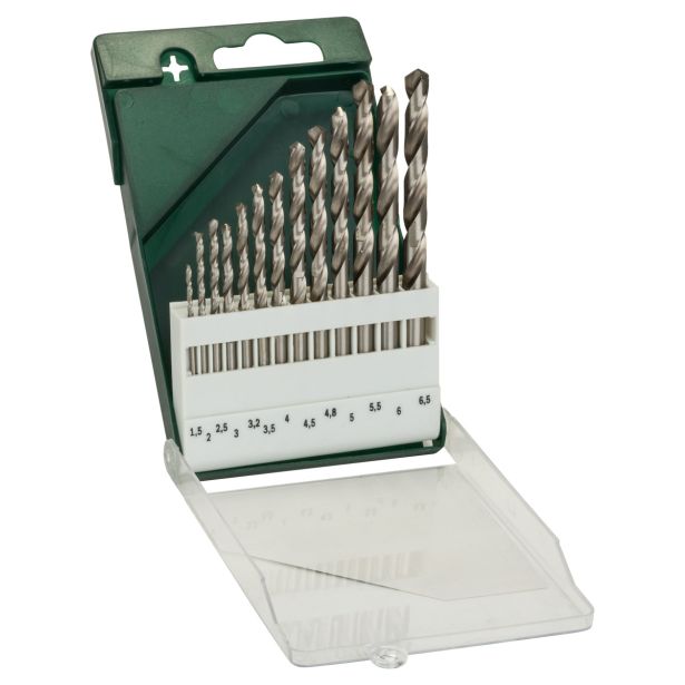 GRT. SVEDROV ZA KOVINO BOSCH 13-DELNI KOMPLET SVEDROV 1.5-6.5 MM HSS-G