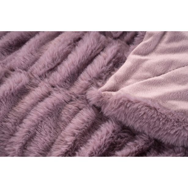 DEKORATIVNA ODEJA VITAPUR 130X200CM GRACE , ROZA