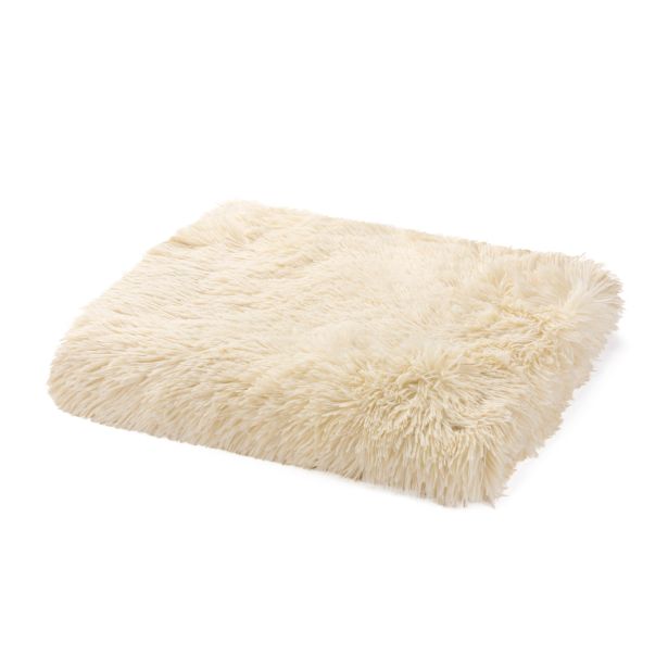 DEKORATIVNA ODEJA VITAPUR 130X200CM, BEŽ FLUFFY