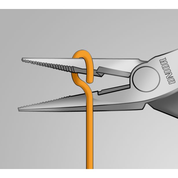 TELEFONSKE RAVNE KLEŠČE UNIOR 135 MM ART. 508E