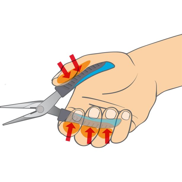 TELEFONSKE RAVNE KLEŠČE UNIOR 135 MM ART. 508E
