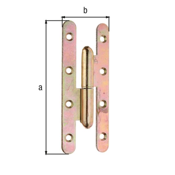 SNEMALNA SPONA ALBERTS 140X55 MM DESNA