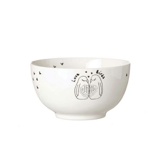 SERVIRNA SKLEDA RITZENHOFF & BREKER 15 CM LOVEBIRDS