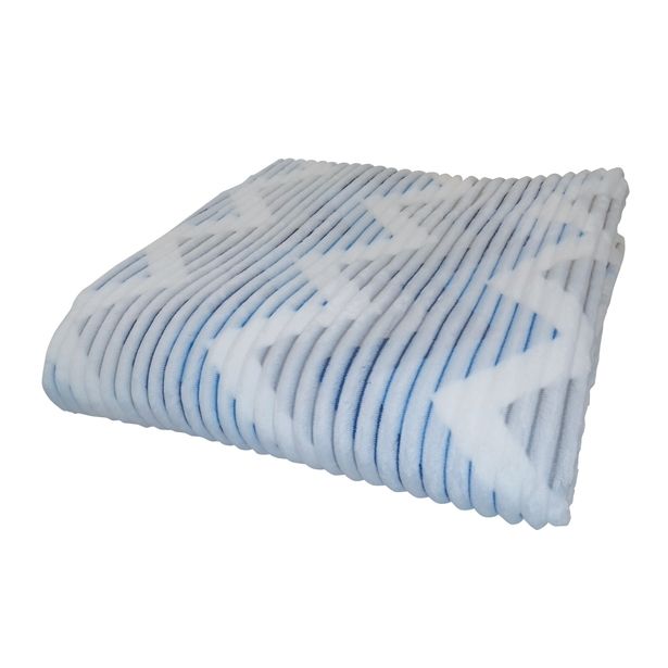 DEKORATIVNA ODEJA MQ 150X200 CM MODRO SIVA