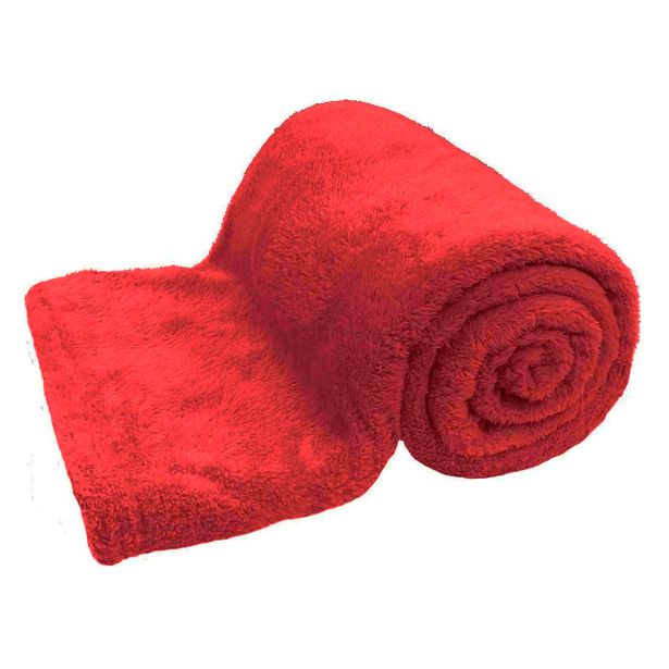 DEKORATIVNA ODEJA MQ 150X200 CM TEEDY RDEČA