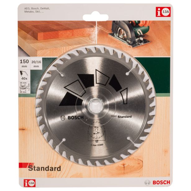 LIST ŽAGE ZA LES WIDIA BOSCH 150X20X2.2 ZOB 40